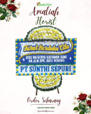 Papan Bunga Duka di Demba