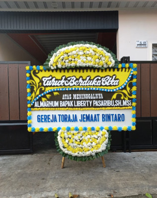 Papan Bunga Duka di Demba